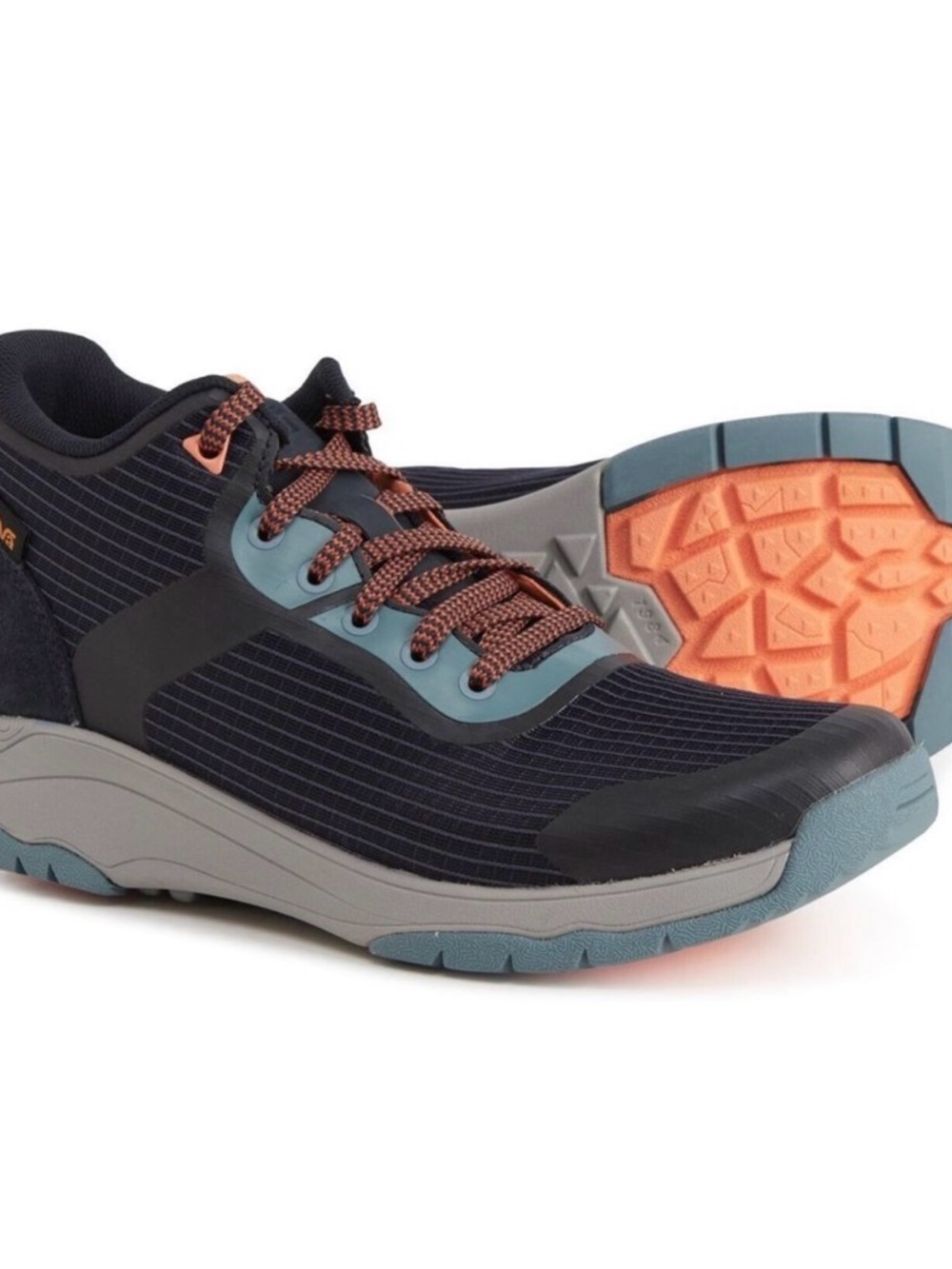 Teva Women Gateway Grid Mid Hiking Boots Size 8 Blue Lace Up